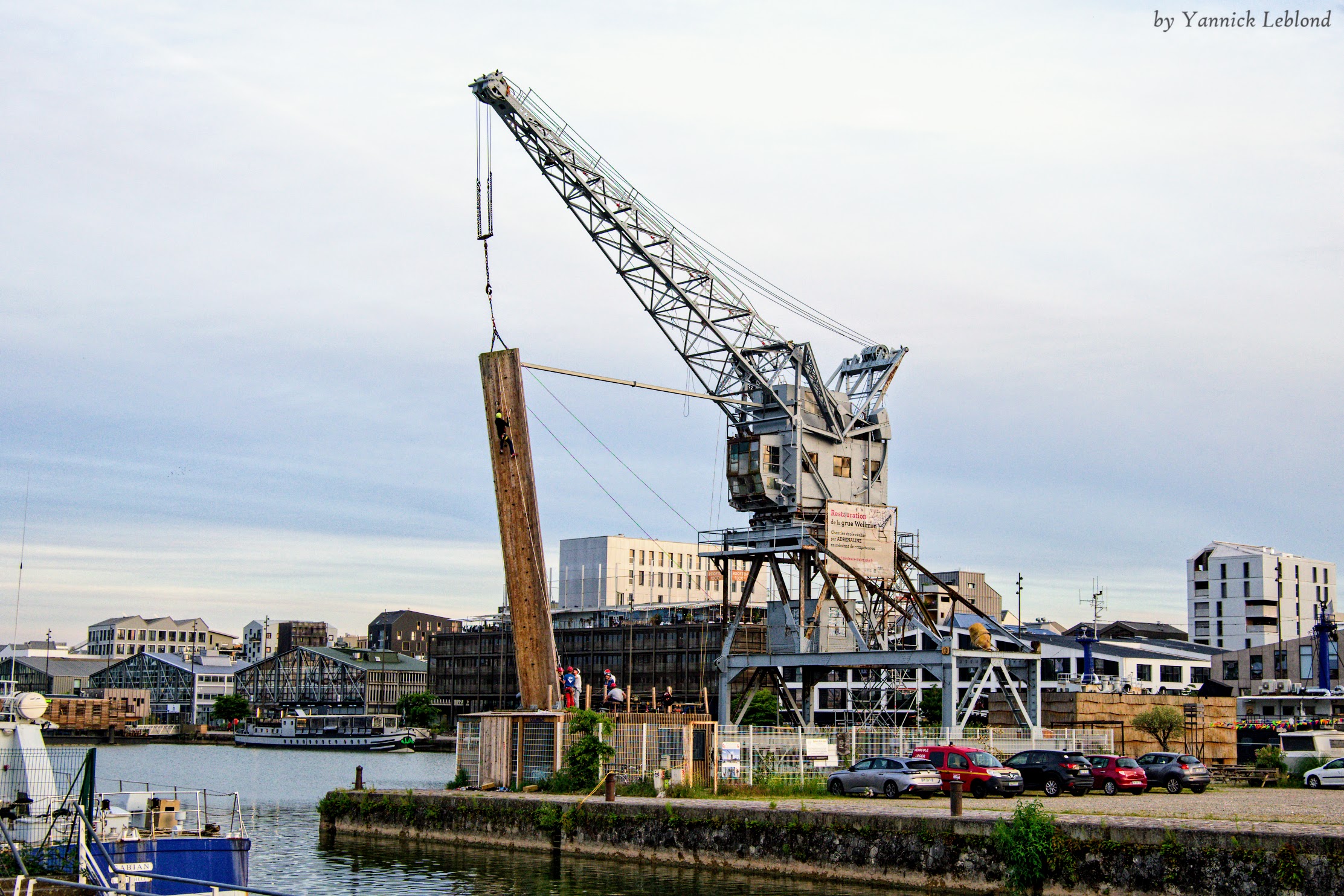 Voie Grue Weinmann — Bassins à flot, Bordeaux, 14 mètres de hauteur